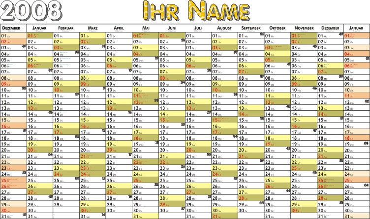 Kalender 2008