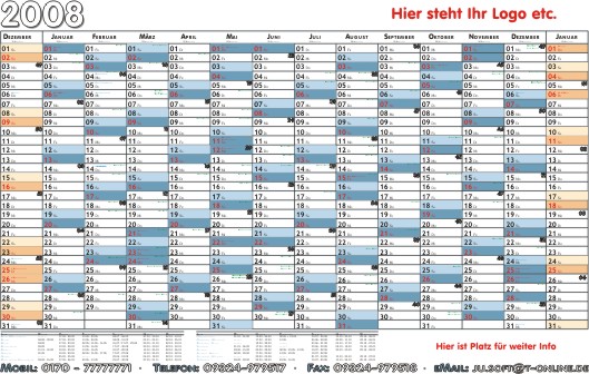 Kalender 2008 home